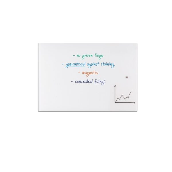 Mágneses üvegtábla 65x100cm, alukeretes ValueLine  GTL6510009 Franken