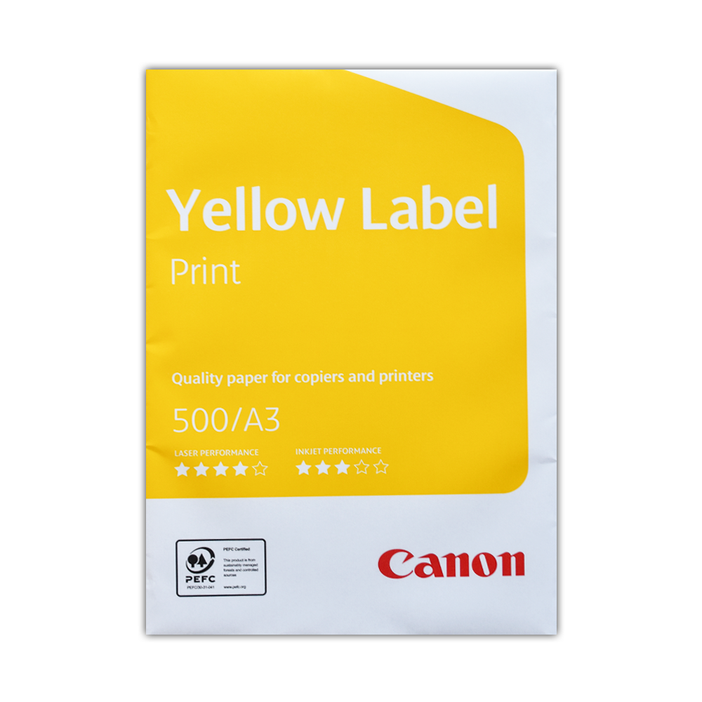 Másolópapír A3, 80g, Canon Yellow Label 500ív/csomag, - Image 2