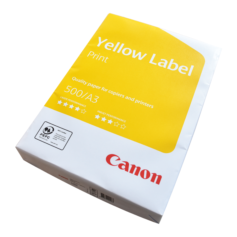 Másolópapír A3, 80g, Canon Yellow Label 500ív/csomag, - Image 3