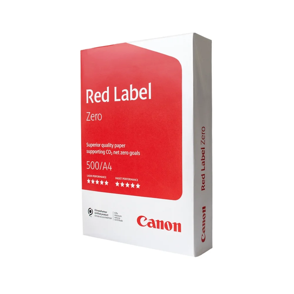 Másolópapír A4, 100g, Canon Red Label Zero 500ív/csom 4 csomag/doboz - Image 3