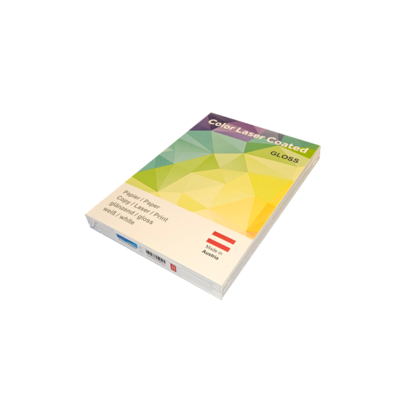 Másolópapír, digitális A4, 135g, mázolt, fényes Color Laser Coated glossy 250ív/csomag,