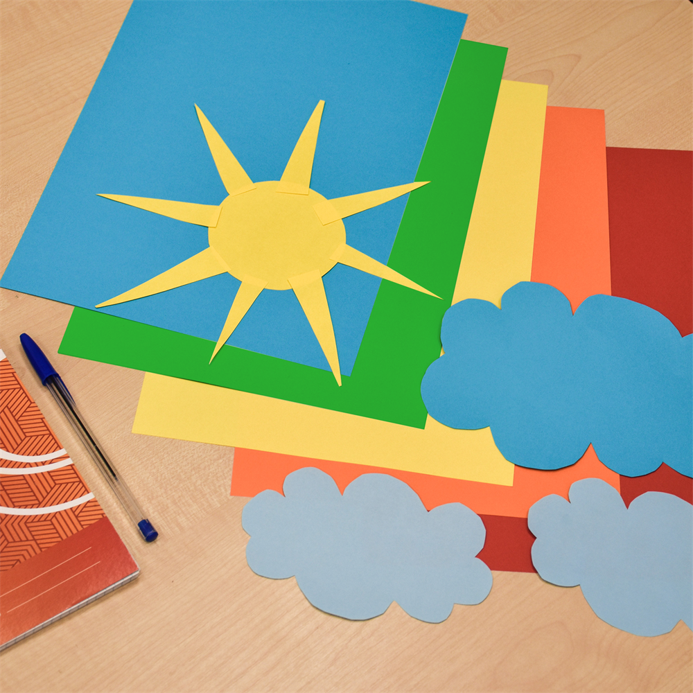 Másolópapír, színes, vegyes színek A4, 80g Bluering® 5x20 ív/csomag, intenzív színes - Image 5