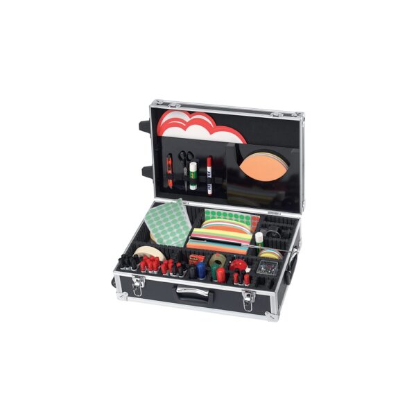 Moderációs bőrönd vizuálkommunikációs kiegészítő készlettel  UMKR Franken