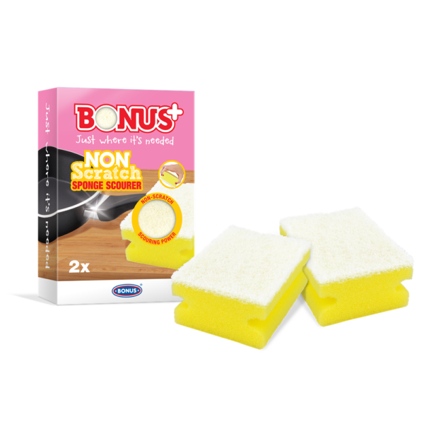 Mosogatószivacs karcmentes 2 db/csomag Bonus_B353