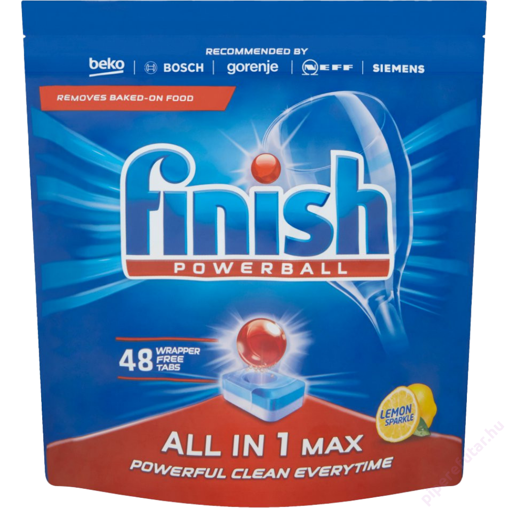 Mosogatógép tabletta 48 db/doboz Finish All in Max Lemon