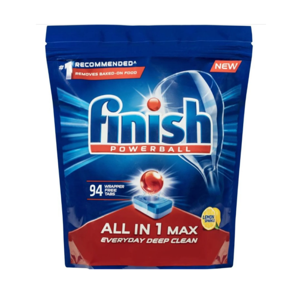 Mosogatógép tabletta 94 db/doboz Finish All in Max Lemon