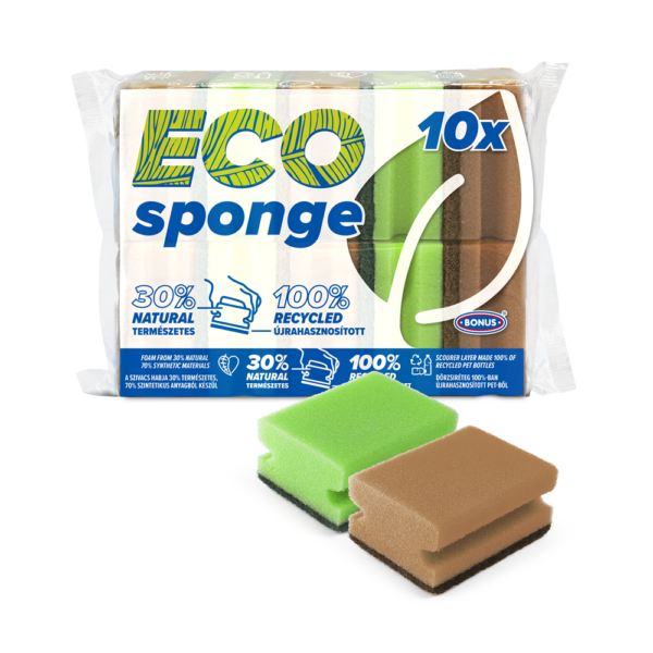 Mosogatószivacs 10 db/csomag formázott Bonus B323