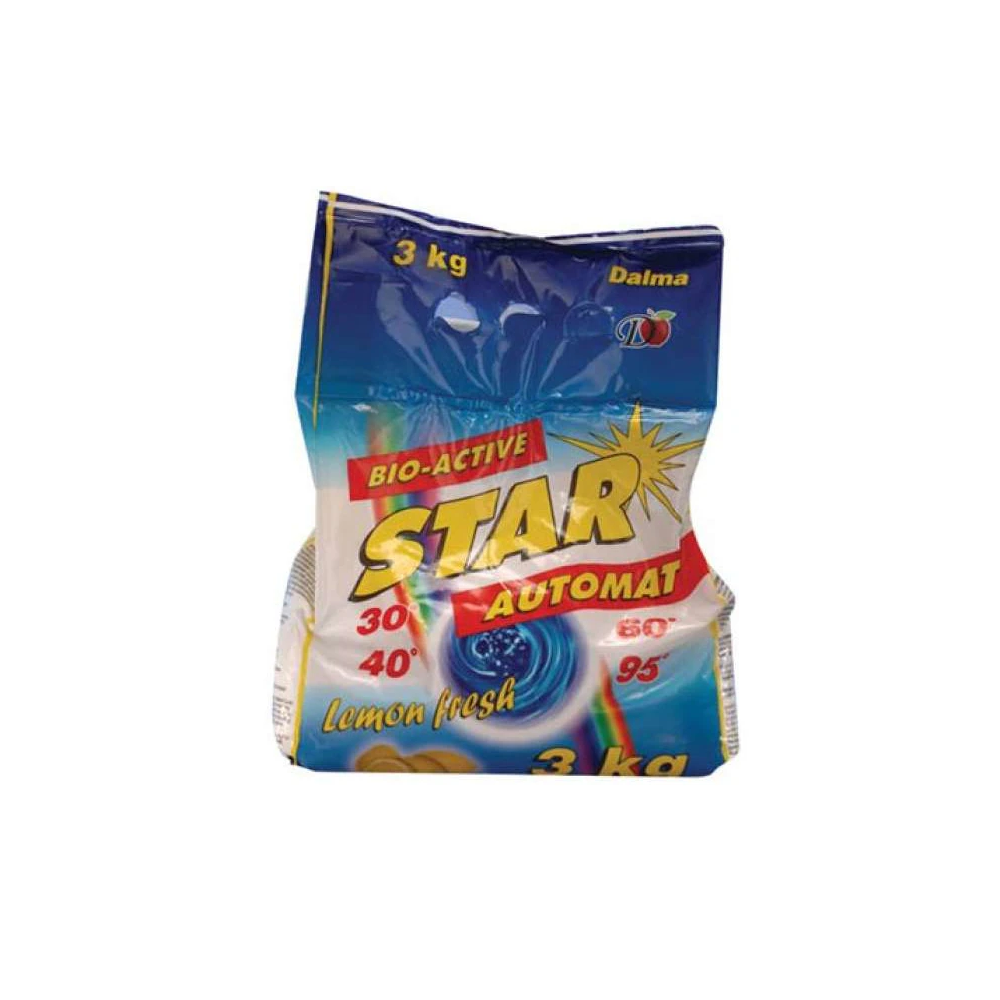 Mosópor 3 kg (20 mosás) fehér és színes ruhákhoz Dalma Star - Image 2