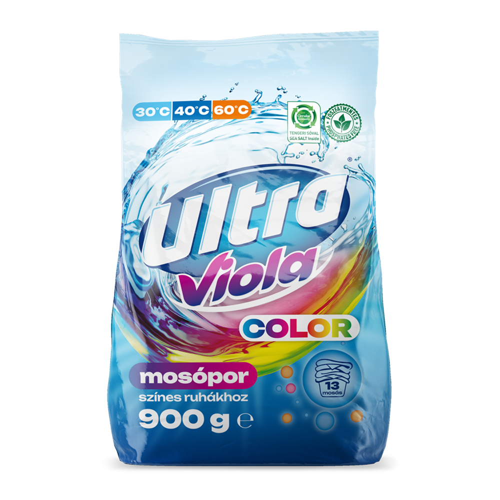 Mosópor 900 g (13 mosás) színes ruhákhoz Ultra Viola color