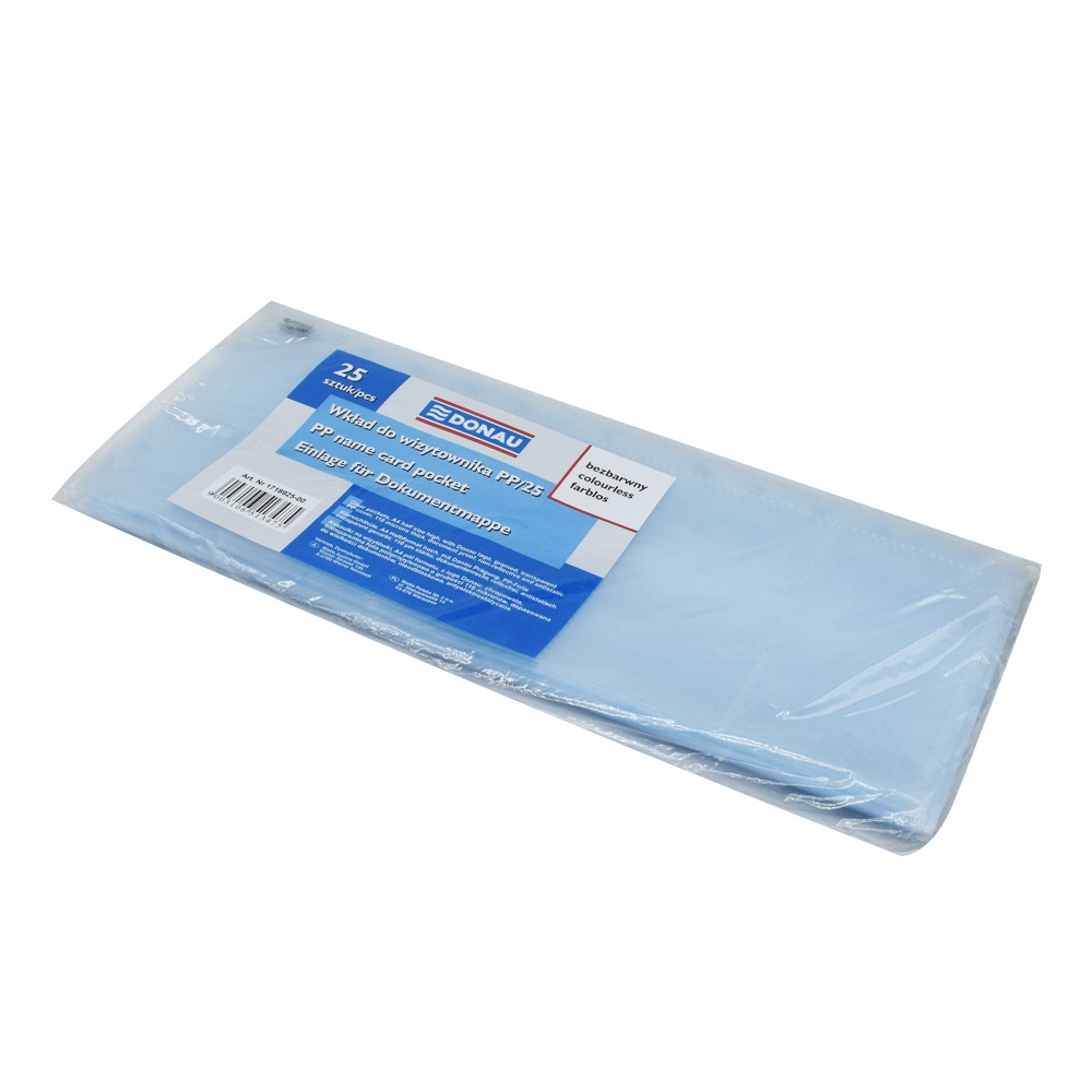 Névjegykártyatartó betét 25 db, könyv alakú névjegykártyatartóhoz Bluering® - Image 2