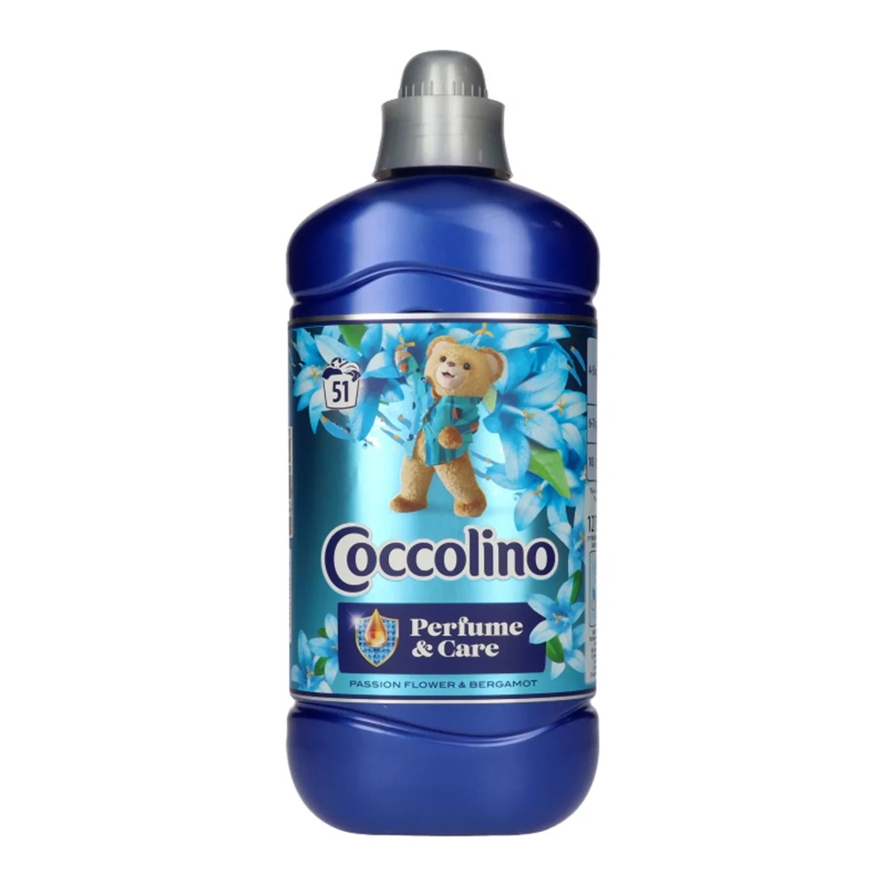 Öblítő koncentrátum 1,275 liter (51 mosás) Coccolino Passion Flower&Bergamot