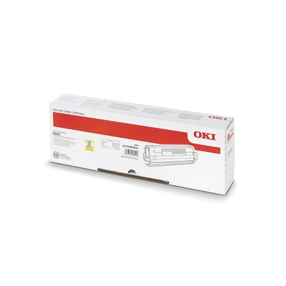 Oki MC873 toner yellow ORIGINAL 10K