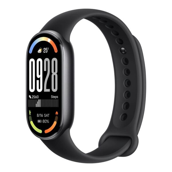 Okoskarkötő XIAOMI Smart Band 10 (v5.4, aktivitásmérő, alvásmonitor, 150 sport mód, vízálló, 5 ATM) fekete