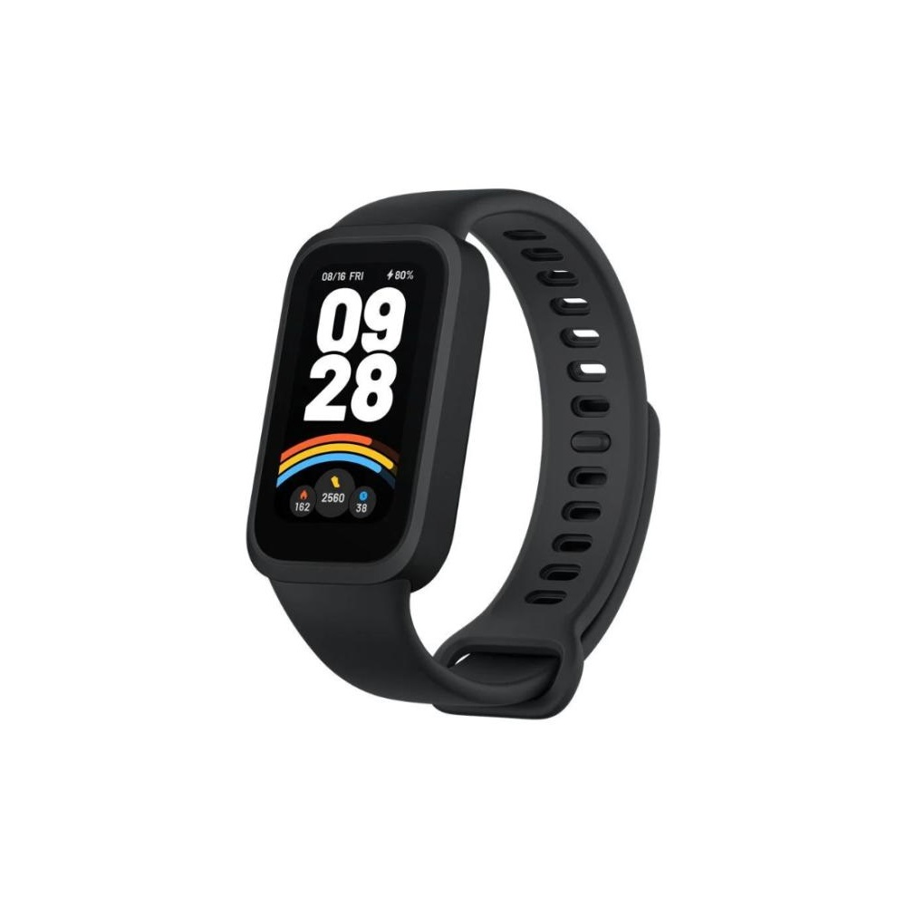 Okoskarkötő XIAOMI Smart Band 9 Active (v5.3, aktivitásmérő, alvásmonitor, 50 sport mód, vízálló) fekete