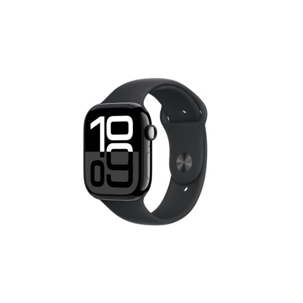 Okosóra APPLE Watch S10 Cellular 46mm Jet Black Alu Case with Black Sport Band - S/M