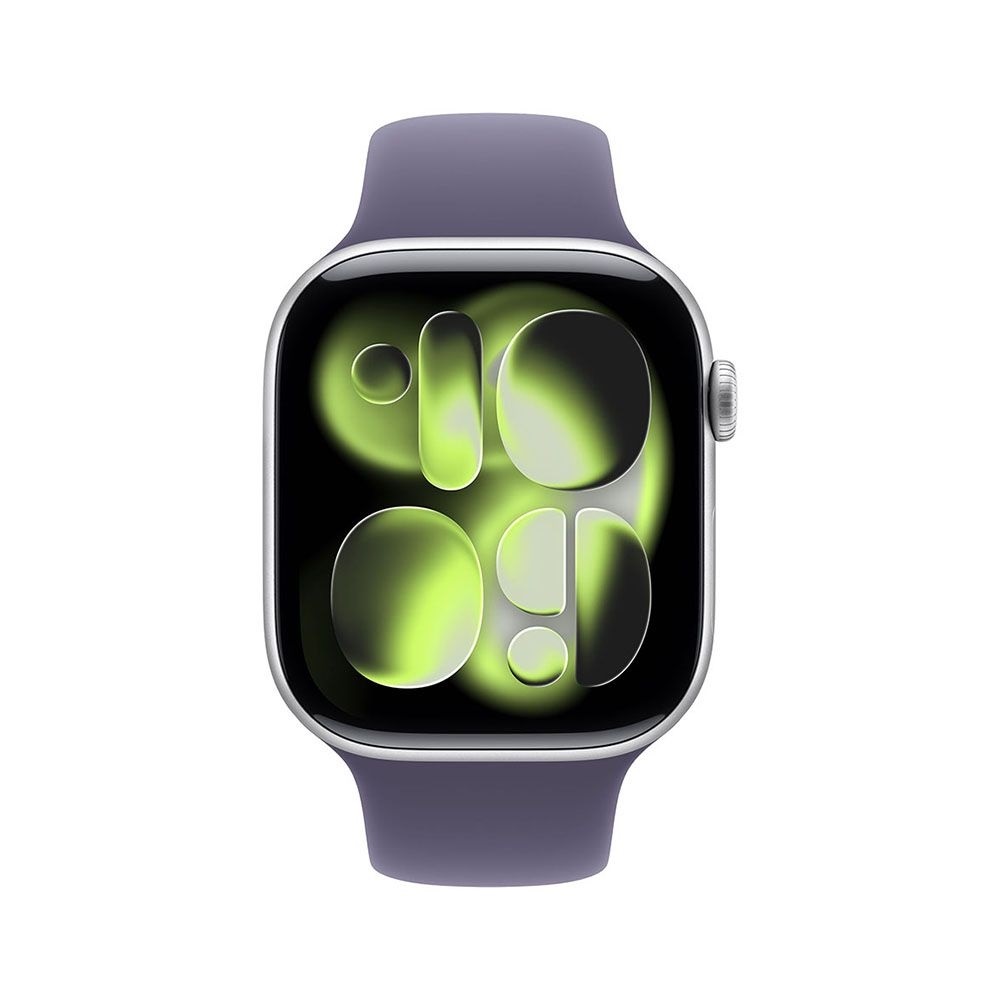 Okosóra Apple Watch S11 GPS 42mm Silver Aluminium Case with Purple Fog Sport Band - M/L - Image 2