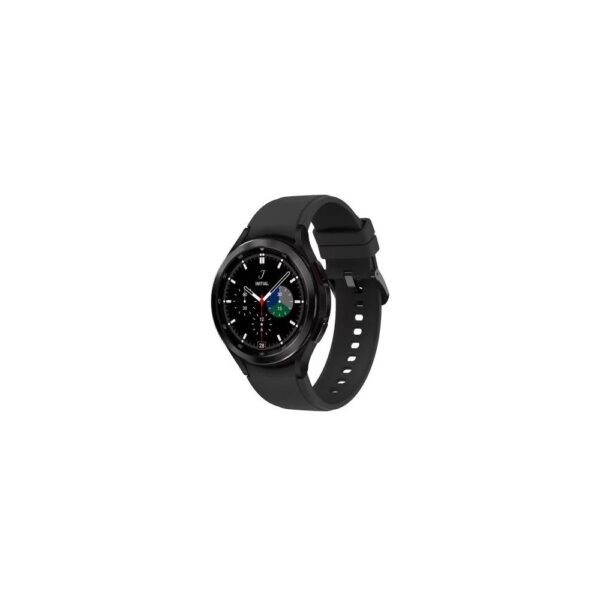 Okosóra SAMSUNG Galaxy Watch 4 Classic (eSIM, szilikon csuklópánt, alumínium, 42mm) fekete