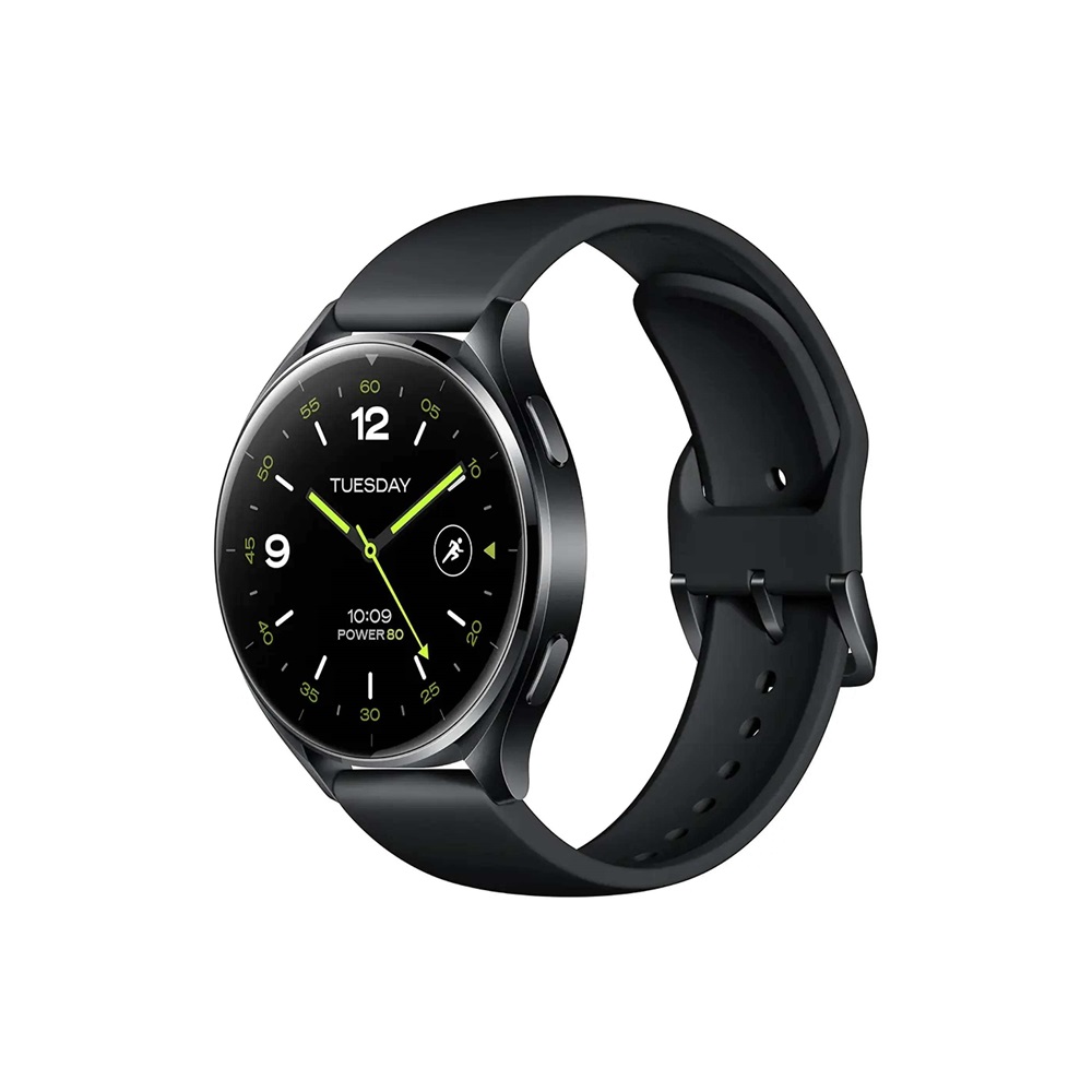 Okosóra XIAOMI Watch 2 (46mm, szilikon szíj, aktivitásmérő, pulzusmérő, 160 sportmód, vízálló, 5 ATM) fekete