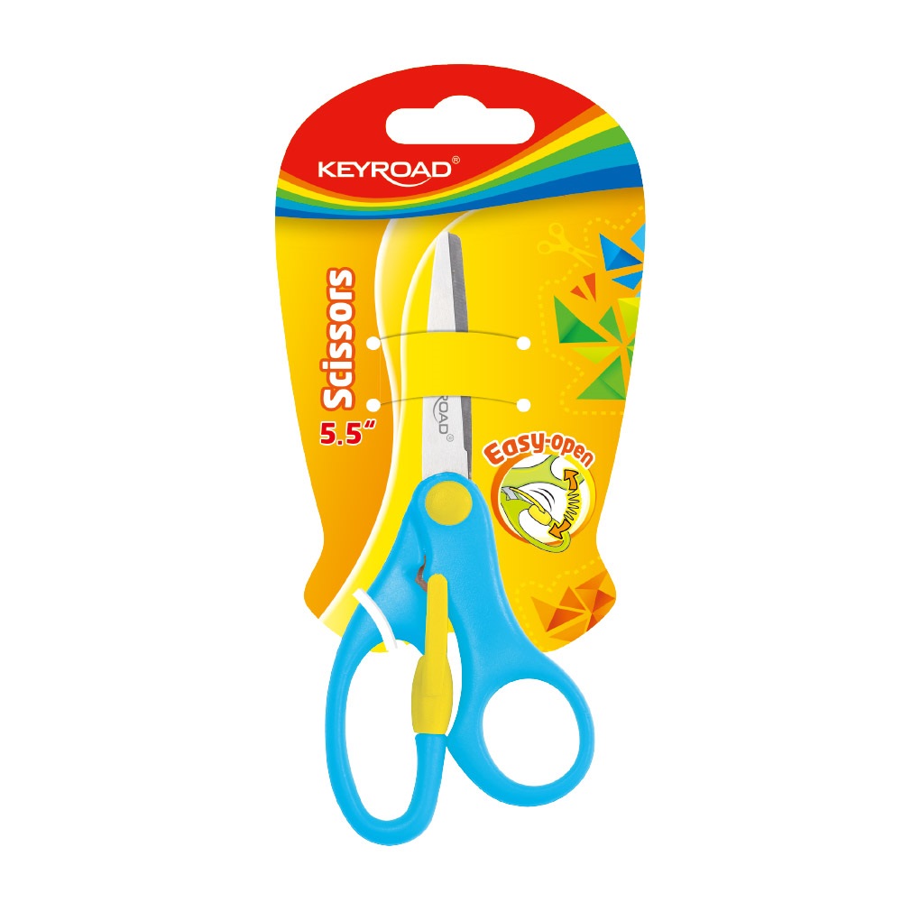 Olló 13 cm tompa fejű 20 db/display Keyroad For Kids vegyes színek - Image 2