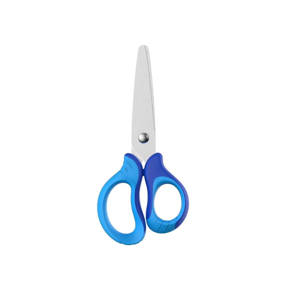 Olló 13 cm tompa fejű 20 db/display Keyroad Soft Grip vegyes színek - Image 4