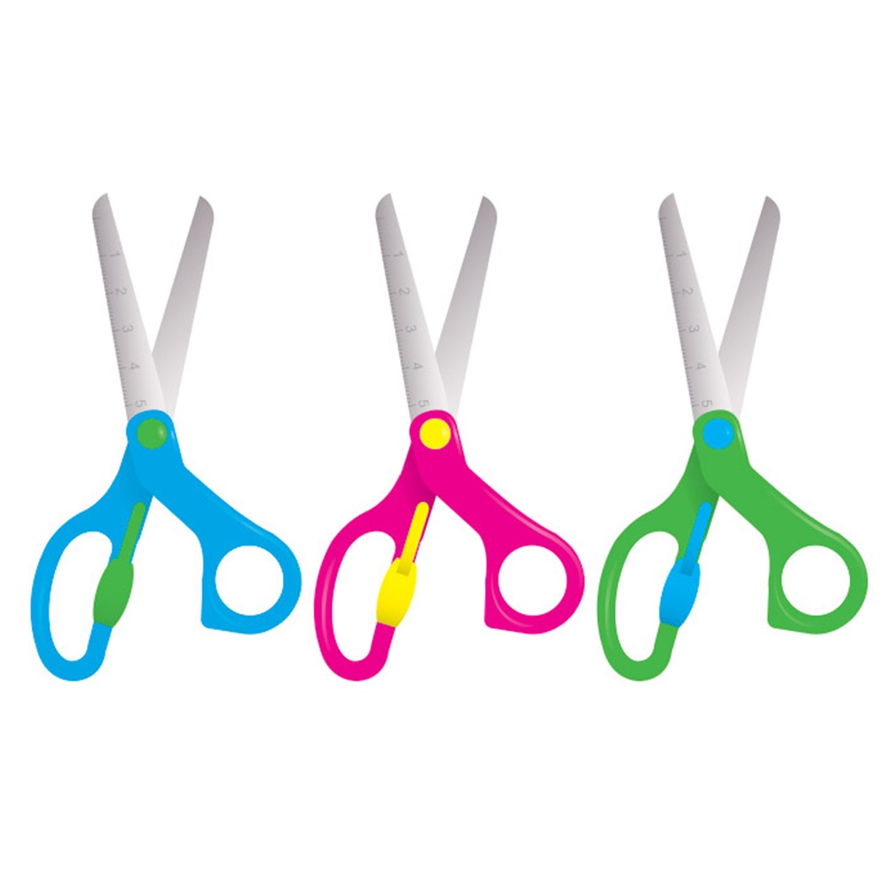 Olló 13cm, iskolai a fogón nyitás rásegítővel, Connect, - Image 2