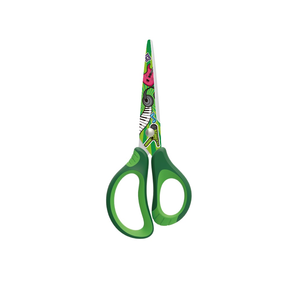 Olló 15 cm hegyes fejű 24 db/display Keyroad Tattoo vegyes színek - Image 3