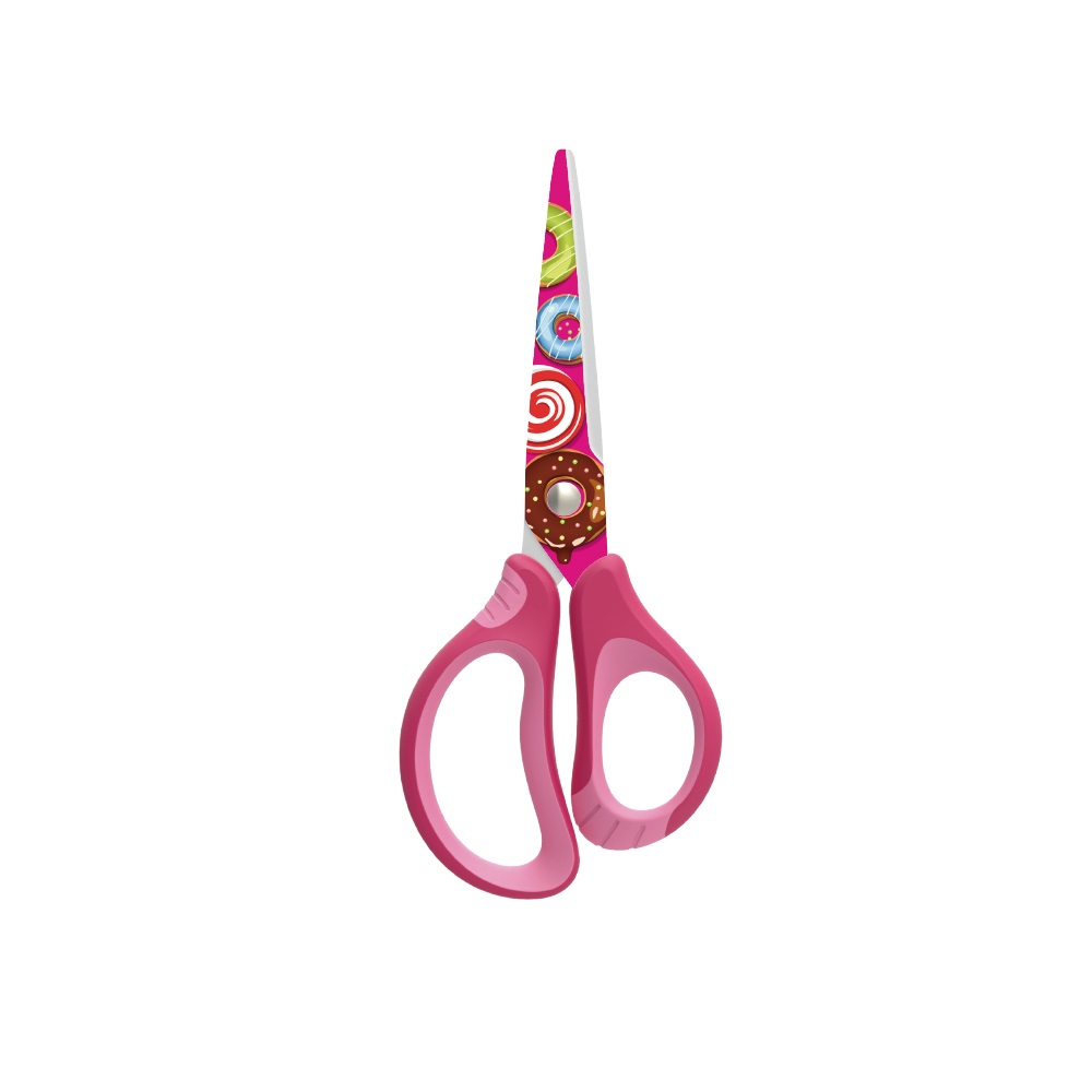 Olló 15 cm hegyes fejű 24 db/display Keyroad Tattoo vegyes színek - Image 4