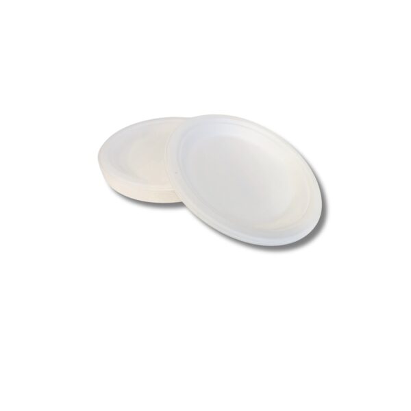 Papírtányér 19,7 cm komposztálható cukornád 125 db/csomag natúr