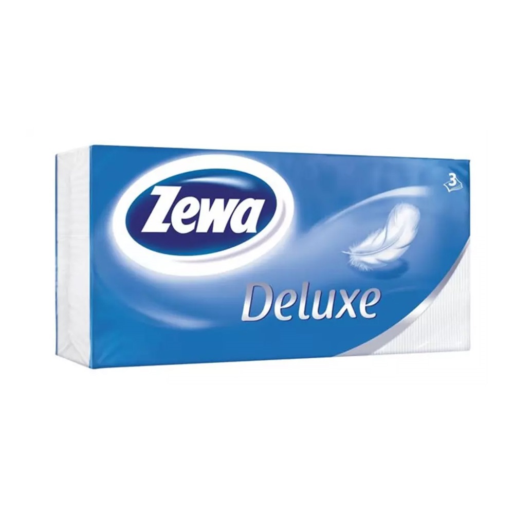 Papírzsebkendő 3 rétegű 90 db/csomag Zewa Deluxe Illatmentes - Image 2
