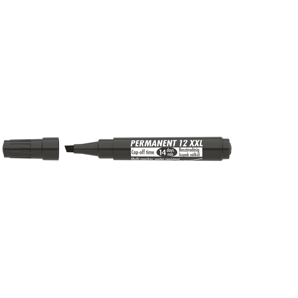 Alkoholos marker 1-4mm, vágott Ico 12XXL fekete