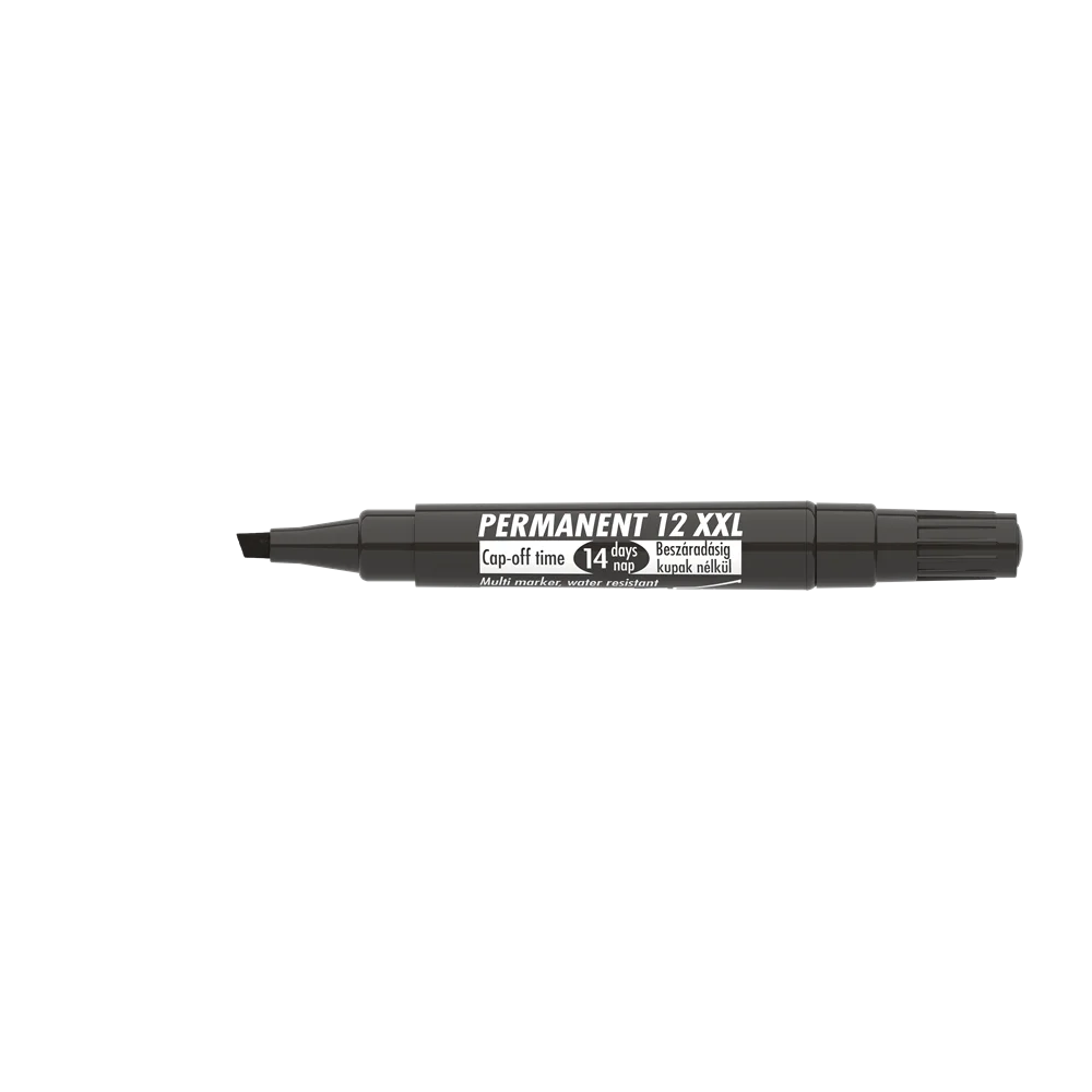 Alkoholos marker 1-4mm, vágott Ico 12XXL fekete - Image 2