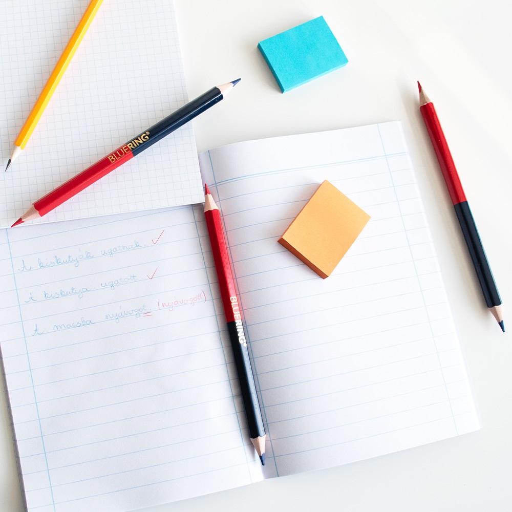 Postairón vastag 5 db/blisz piros-kék - Image 2