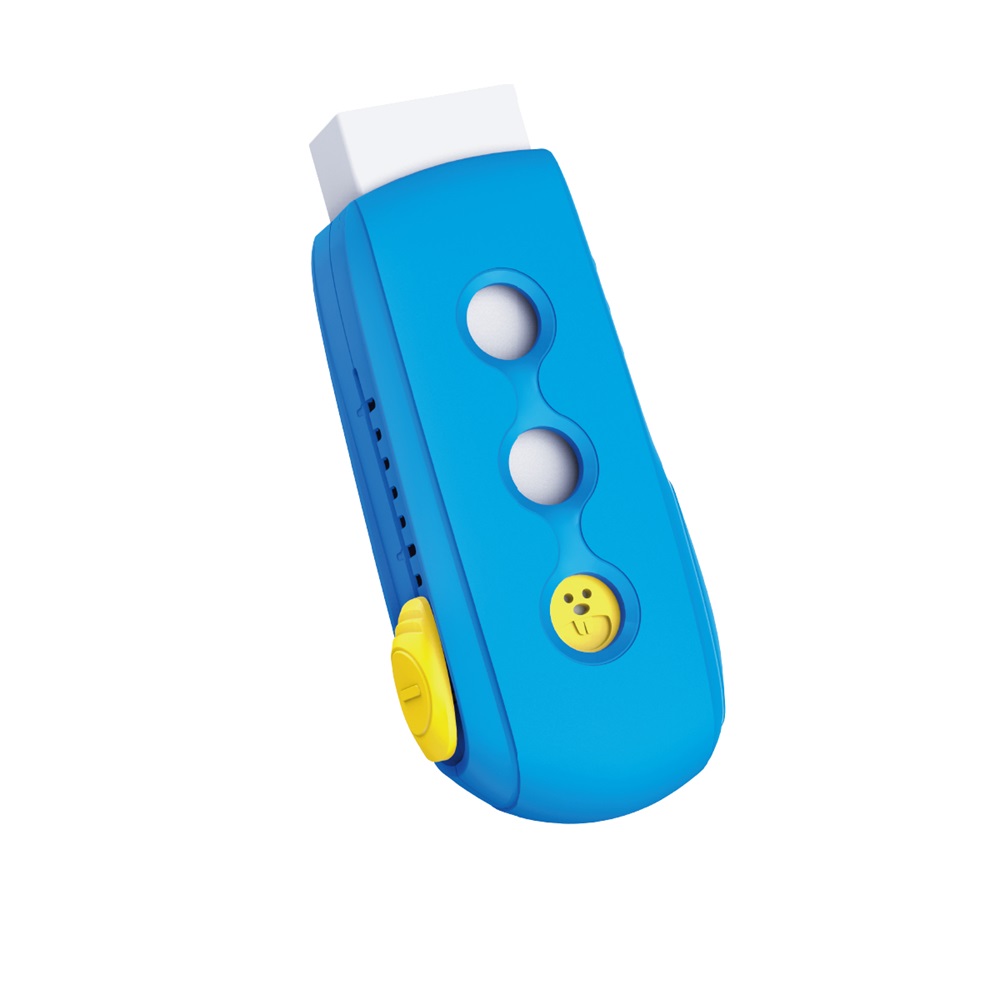 Radír, PVC mentes 20 db/display Keyroad Smile Eraser vegyes színek - Image 2