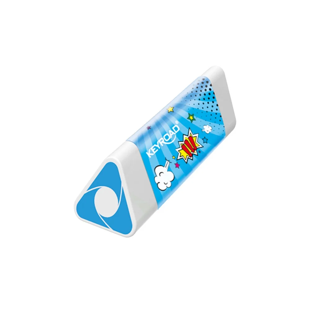 Radír, PVC mentes 24 db/display Keyroad Kaleidoscope vegyes színek - Image 2