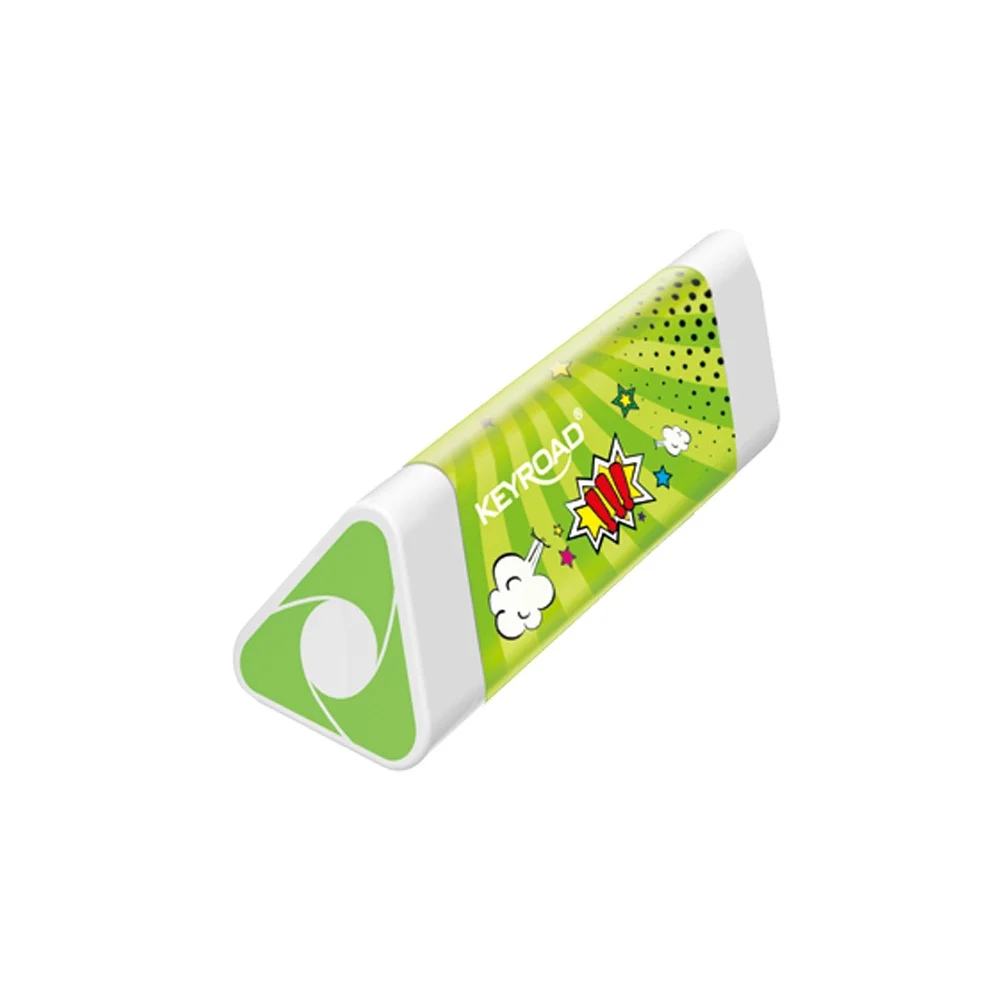 Radír, PVC mentes 24 db/display Keyroad Kaleidoscope vegyes színek - Image 3