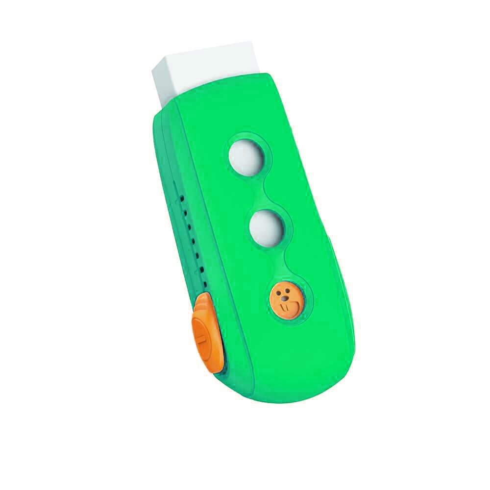 Radír, PVC mentes 2 db/bliszter Keyroad Smile Eraser vegyes színek - Image 3