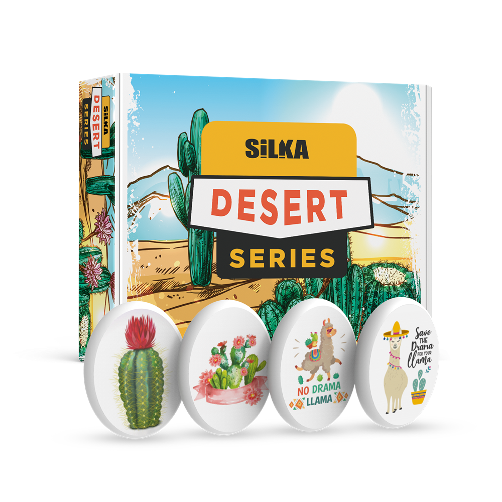 Radír, sivatag, 36 db/display, Silka