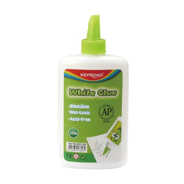 Ragasztó, folyékony 250 g, Keyroad fehér