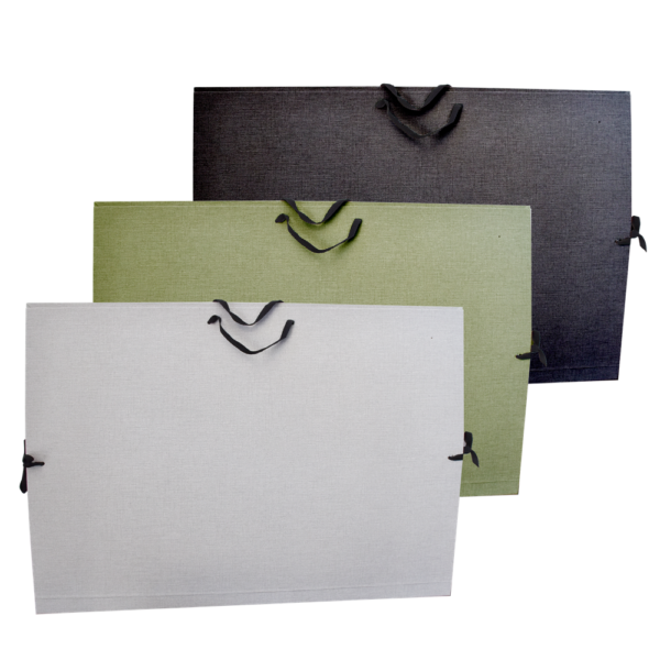 Rajztábla tartó, rajzlaptartó A4, méret műbőr , szalagfüles Bluering® prémium