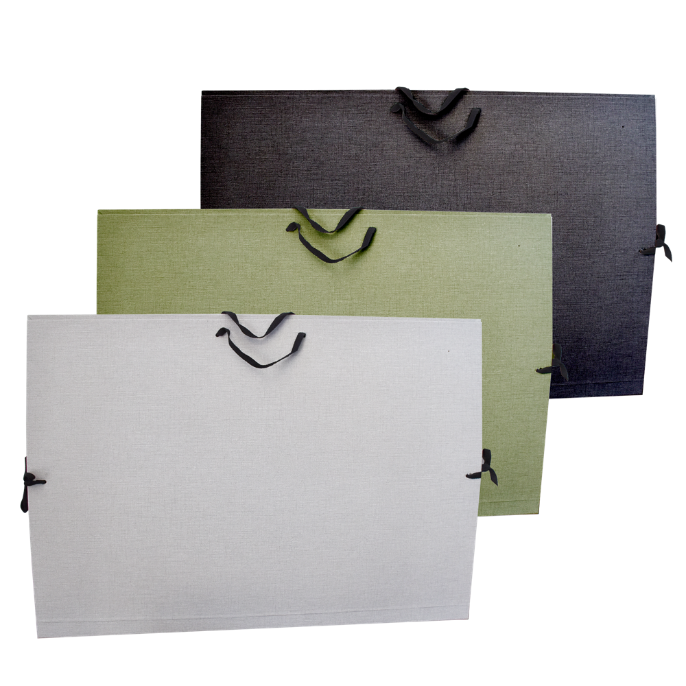 Rajztábla tartó, rajzlaptartó A4, méret műbőr , szalagfüles Bluering® prémium