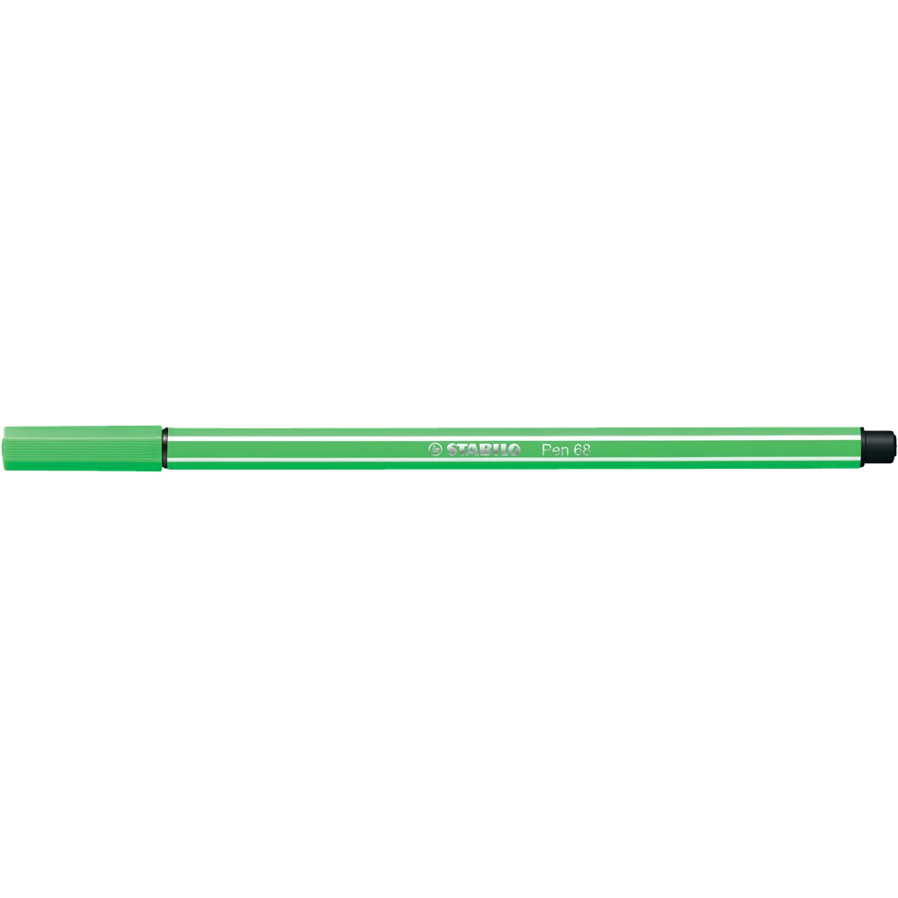 Rostirón, filctoll 1mm, M STABILO Pen 68 levél zöld