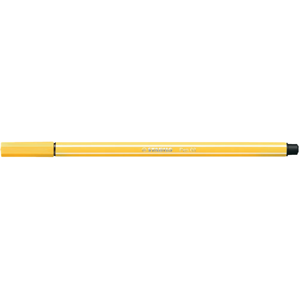 Rostirón, filctoll 1mm, M STABILO Pen 68 sárga
