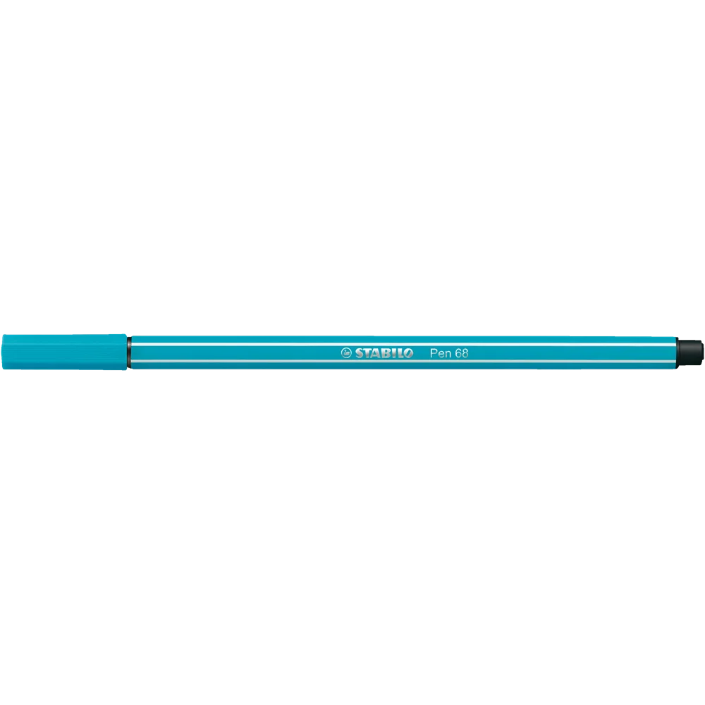 Rostirón, filctoll 1mm, M STABILO Pen 68 világoskék