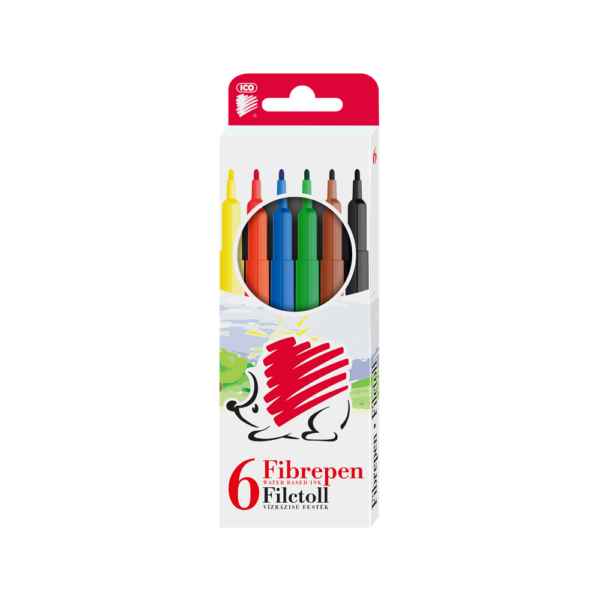 Rostirón, filctoll vízbázisú Süni Ico 300 6 klf.szín