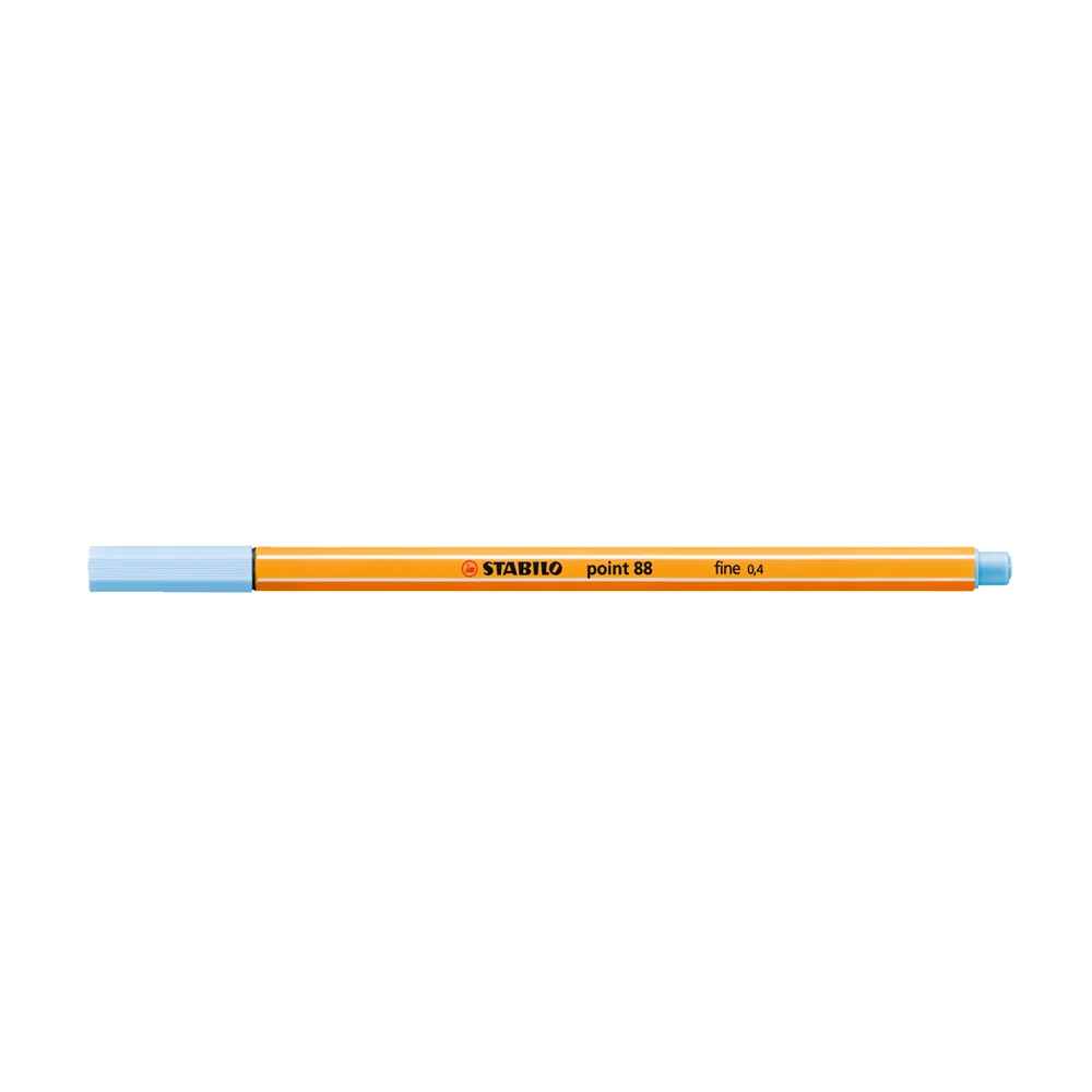 Rostirón, tűfilc 0,4mm, STABILO Point 88 jég kék
