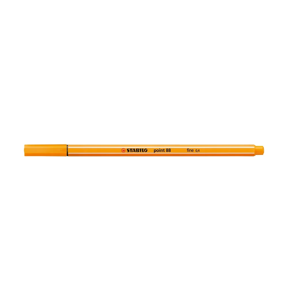 Rostirón, tűfilc 0,4mm, STABILO Point 88 narancs
