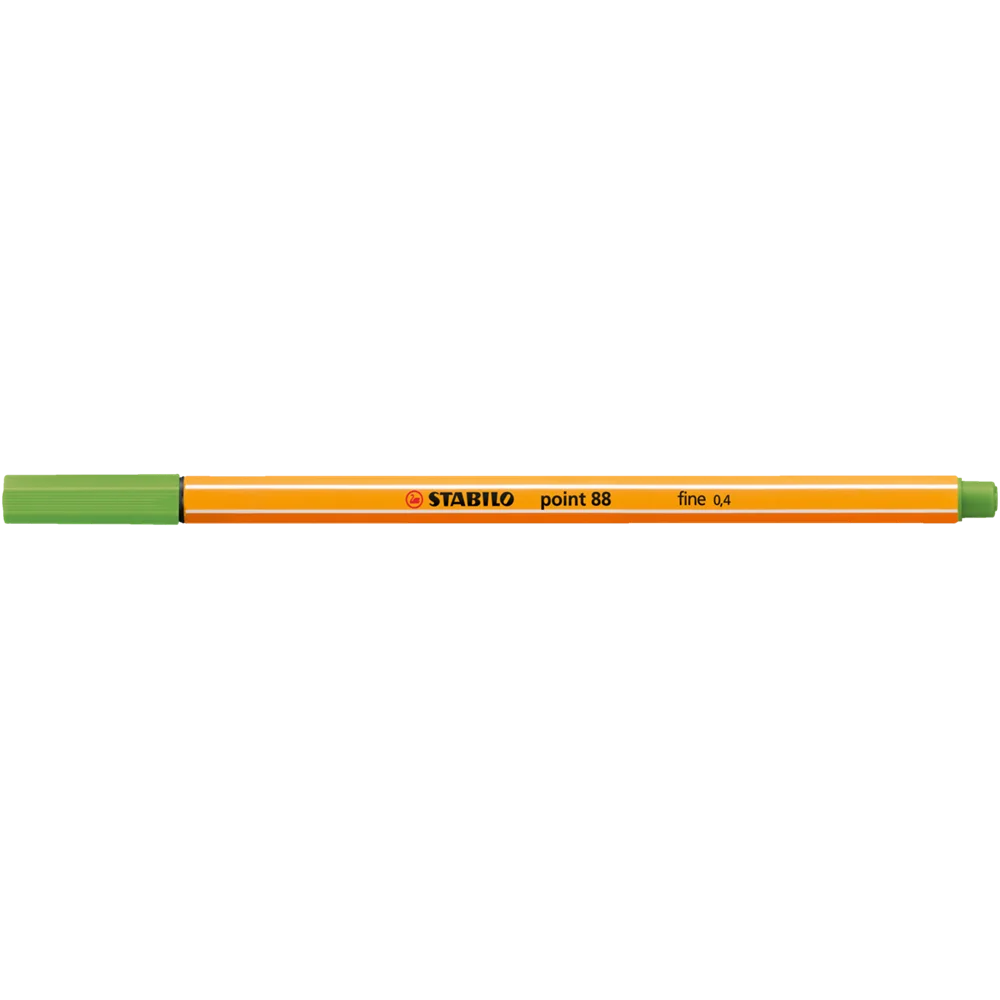 Rostirón, tűfilc 0,4mm, STABILO Point 88 almazöld