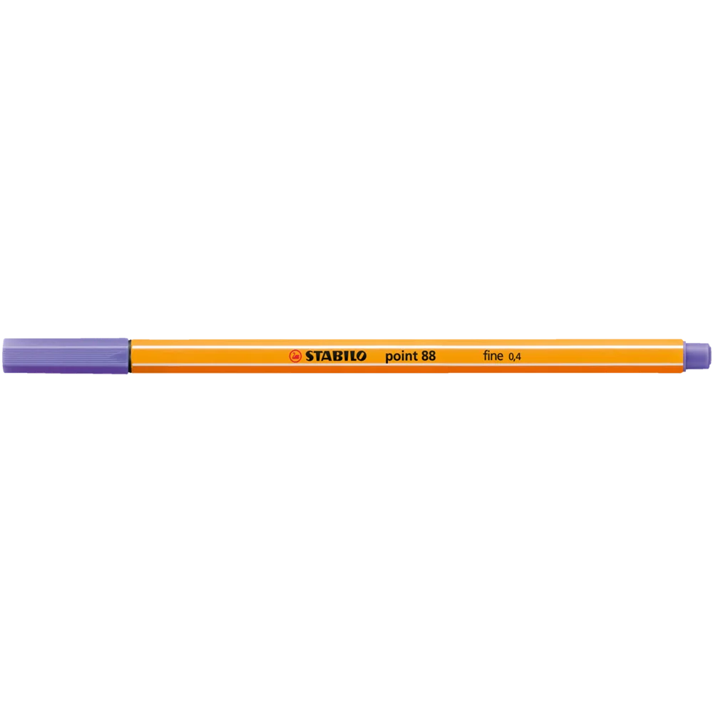 Rostirón, tűfilc 0,4mm, STABILO Point 88 halvány lila