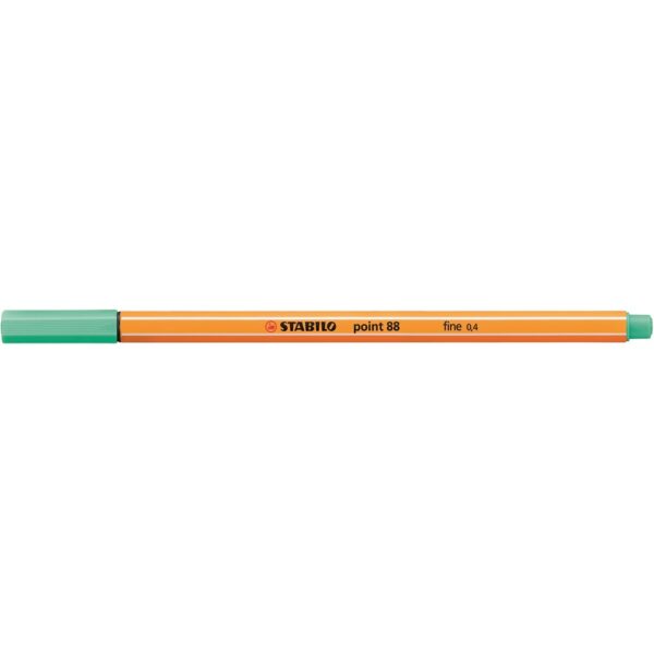 Rostirón, tűfilc 0,4mm, STABILO Point 88 jég zöld