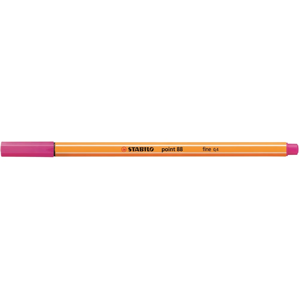 Rostirón, tűfilc 0,4mm, STABILO Point 88 pink